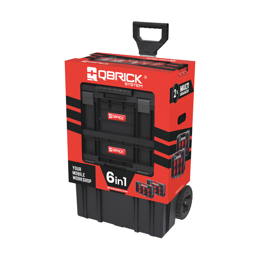 Qbrick System Two Cart 6 w 1 Εργαλειοθήκη Τροχήλατη Σετ 6 Τεμ