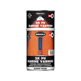 Mercola 2K PU Marine Varnish Εποξειδικό Βερνίκι Θαλάσσης Πολυουρεθάνης 2 Συστατικών ΣΑΤΙΝΕ