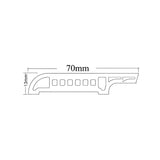 Βινυλικό Περβάζι (Σοβατεπί) Δαπέδων LVT ELITE OAK 154649 BASIC 70mm 2.4mtr