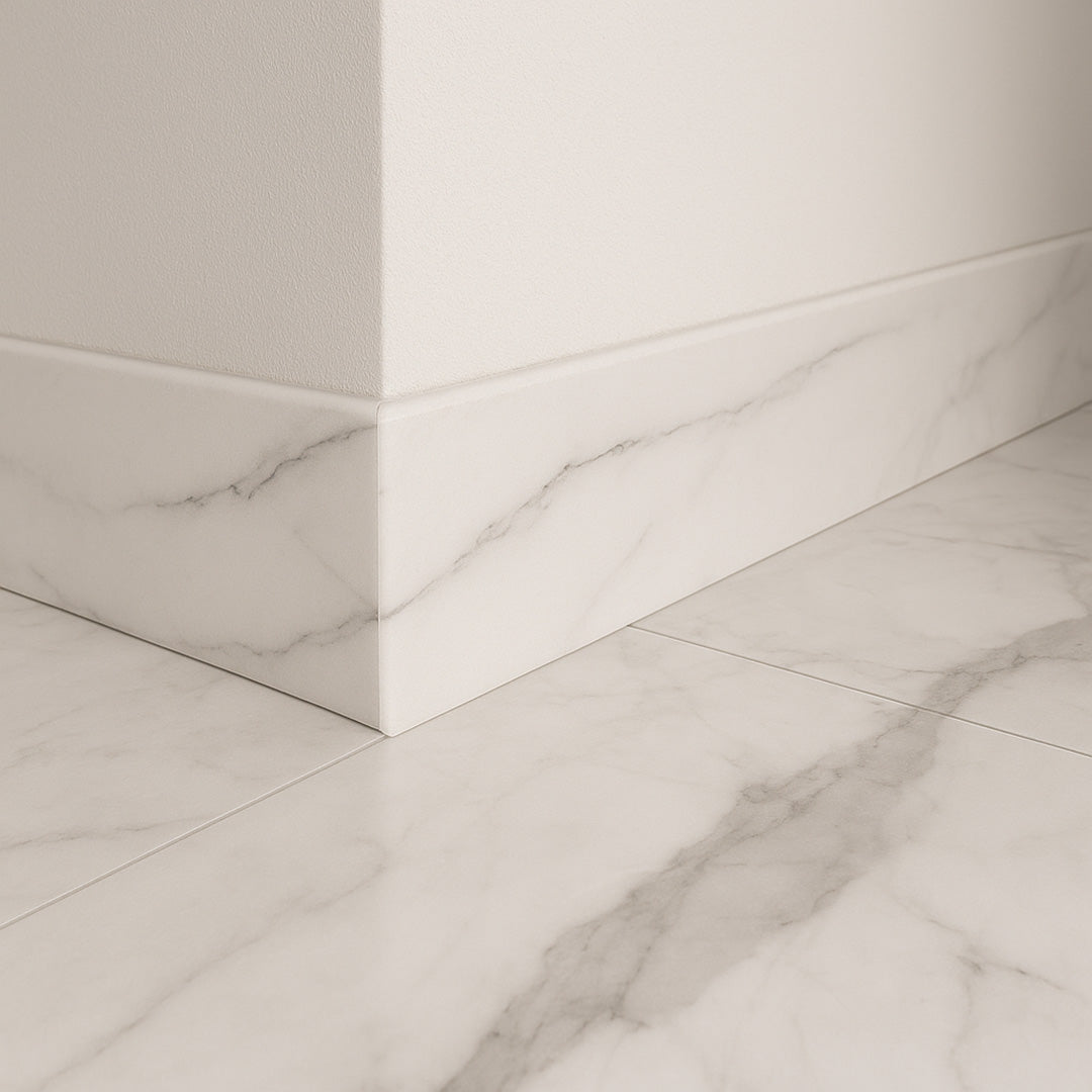 Βινυλικό Περβάζι (Σοβατεπί) Δαπέδων LVT CALACATTA MARBLE 38567 BASIC 70mm 2.4mtr