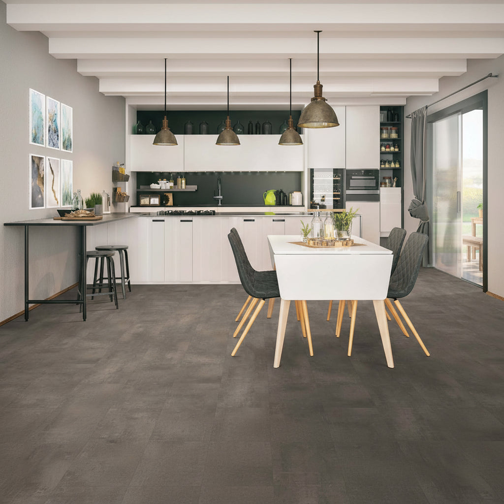 Gluedown 55 LVT 679M ZINC STEEL Βινυλικό Πλακάκι Δαπέδων 2.3mm 1250mm x 178mm