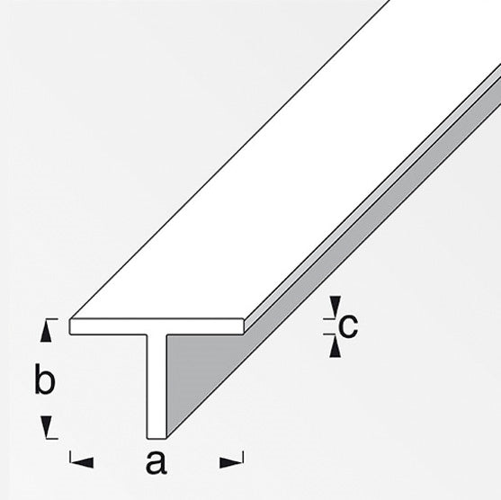 Προφίλ Τ από Ανοδιωμένο Αλουμίνιο 20x20x1.5mm 1mtr