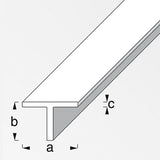 Προφίλ Τ από Ανοδιωμένο Αλουμίνιο 20x20x1.5mm 1mtr