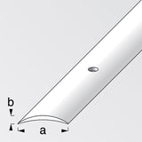 Προφίλ Ένωσης Δαπέδων Βιδωτό Πλαστικό PVC 1mtr ΚΑΦΕ