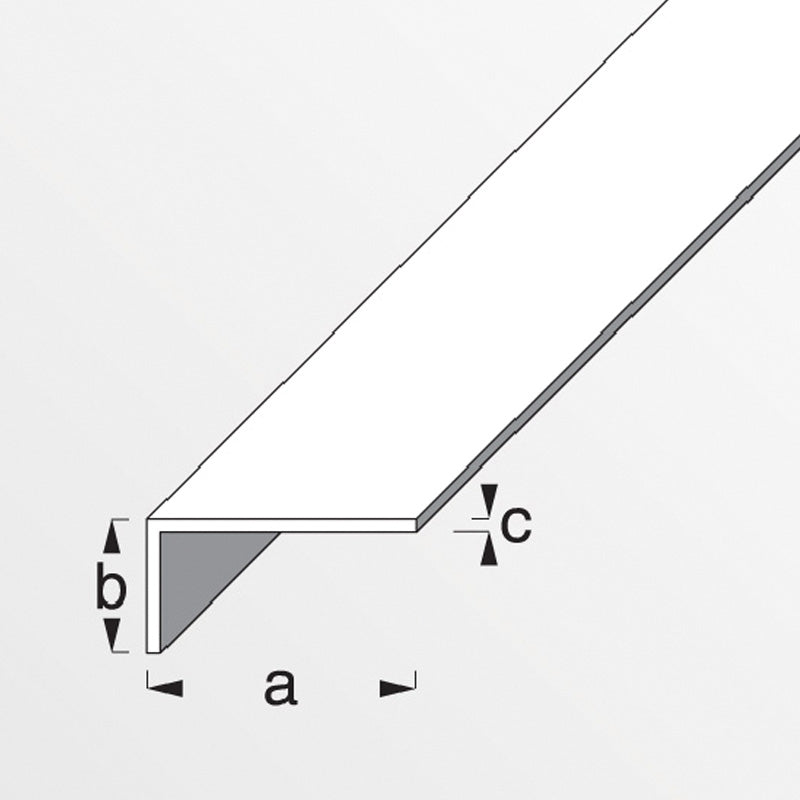 Προφίλ PVC Λευκό Γωνιακό Προστασίας Για Σκαλοπάτια και Τοίχο ΑΝΙΣΟΠΛΕΥΡΟ 20mm x 10mm x 1.5mm