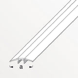 Προφίλ Κάλυψης Αλουμίνιο Ισόπεδο Clipstech 33mm ΚΑΡΥΔΙΑ