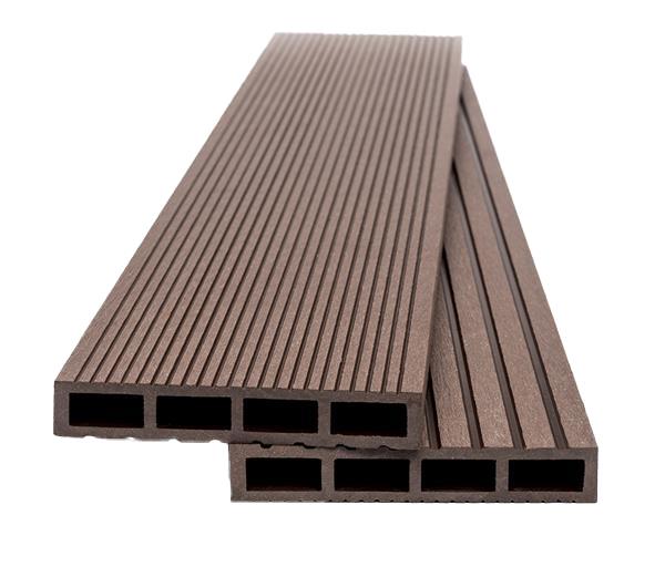 WPC Περίφραξης Διπλής Όψης 50110 Dark Brown 120x20mm 3.6mtr