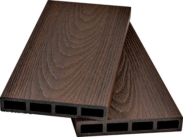 WPC Περίφραξης Premium Walnut 25110 120x20mm 3.6mtr