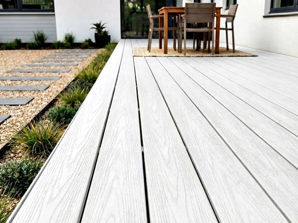 WPC Συνθετικό Δάπεδο Deck Premium White 600130 23x140mm 3.6mtr