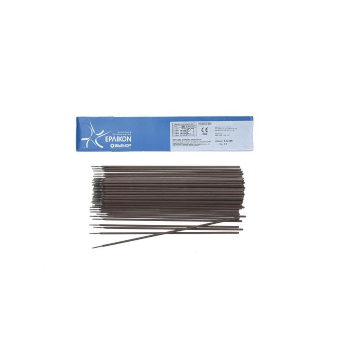 Oerlikon OVERCORD-S Ηλεκτρόδιο Για Γαλβανιζέ 2.5mm Πακέτο 3.5 Kgr