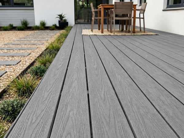 WPC Συνθετικό Δάπεδο Deck Premium Mag.Grey/Charcoal 650180 23x140mm 3.6mtr