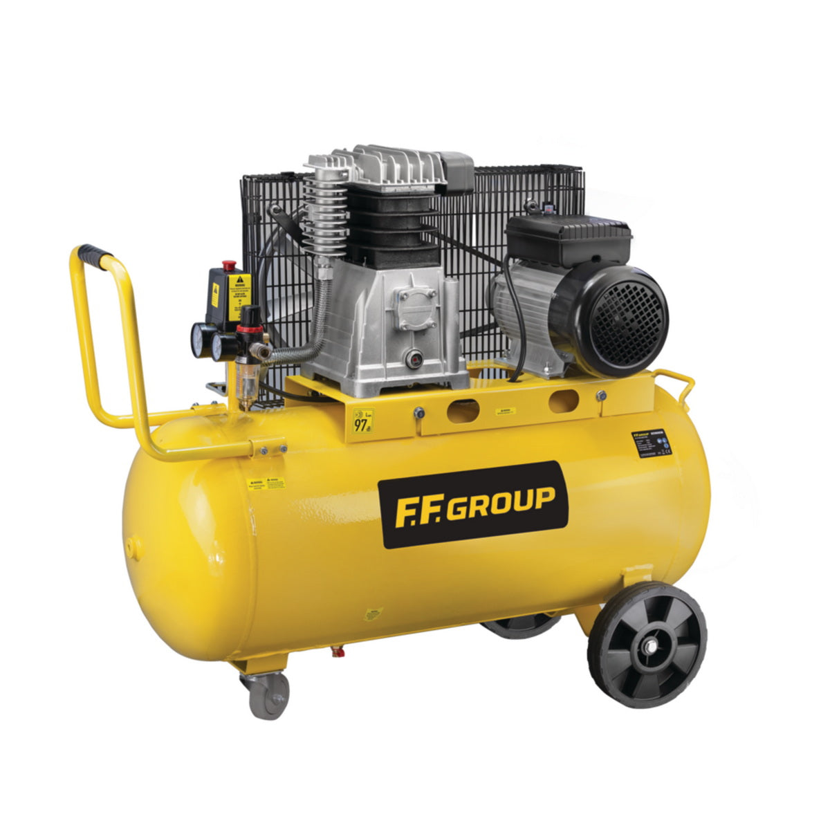 FF Group AC-B 90/4MC PRO 46589 Αεροσυμπιεστής Κομπρεσέρ Αέρα Mε Ιμάντα 4.0Hp 90Ltr