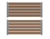 WPC Περίφραξης Διπλής Όψης 150 Oak Natural 110x20mm 3.6mtr