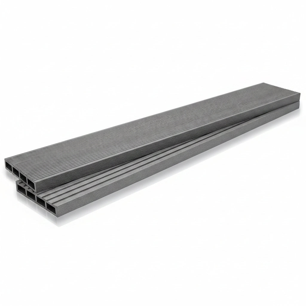 WPC Περίφραξης Διπλής Όψης 5055 Grey 120x20mm 3.6mtr