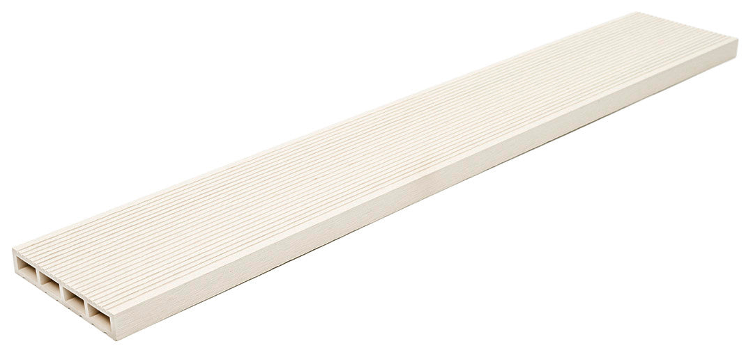 WPC Περίφραξης Διπλής Όψης 50130 White 120x20mm 3.6mtr