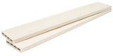 WPC Περίφραξης Διπλής Όψης 50130 White 120x20mm 3.6mtr