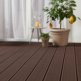 WPC Συνθετικό Δάπεδο DECK 40110 Dark Brown 23x140x3600mm