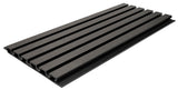 3D WPC Συνθετικό Panel 2ης Γενιάς Με Πηχάκια 8570 Dark Grey 25mm x 176.5mm 2.9mtr