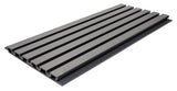3D WPC Συνθετικό Panel 2ης Γενιάς Με Πηχάκια 8550 Light Grey 25mm x 176.5mm 2.9mtr