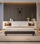 3D WPC Συνθετικό Panel 2ης Γενιάς Με Πηχάκια 8550 Light Grey 25mm x 176.5mm 2.9mtr