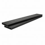 WPC Περίφραξης Νέας Γενιάς 3D Νερά Ξύλου 9050 Dark Grey 120x20mm 3.6mtr
