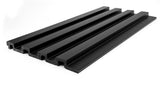 3D PS Wall Panel Residence 10 Black Με Πηχάκια 122x21mm 2.9mtr