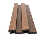 3D PS Wall Panel Residence 14 Golden Brown Oak Με Πηχάκια 122x21mm 2.9mtr
