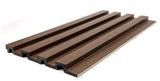 3D PS Wall Panel Residence 44 Brown Oak Με Πηχάκια 122x21mm 2.9mtr