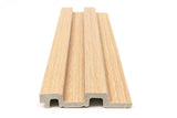 3D PS Wall Panel Residence 04 White Oak Με Πηχάκια 122x21mm 2.9mtr