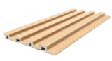 3D PS Wall Panel Residence 04 White Oak Με Πηχάκια 122x21mm 2.9mtr