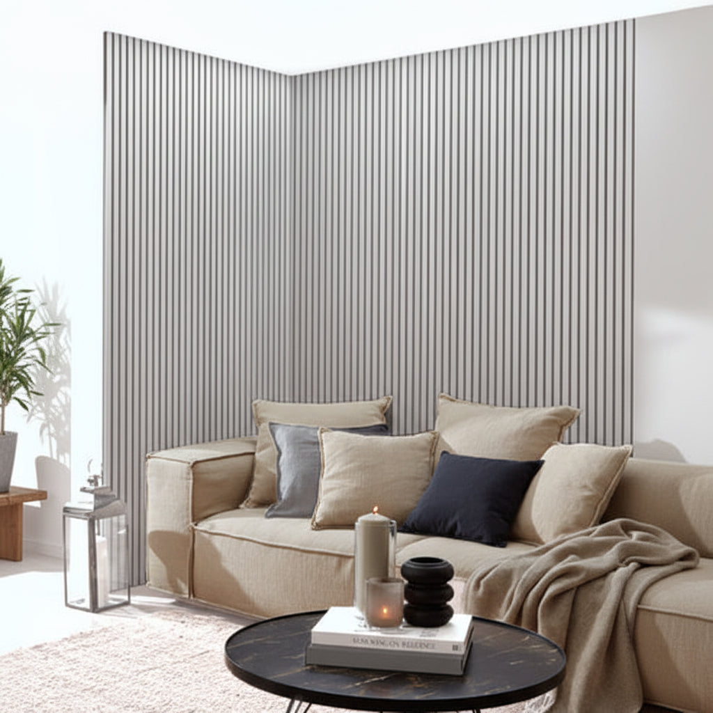 3D PS Panel Με Πηχάκια Piano 00 WALNUT/DARK GREY 122x12mm 2.9mtr
