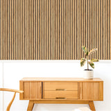 Acoustic 3D Wall Panel COMFORT 8090 PECAN 9x600x2780mm