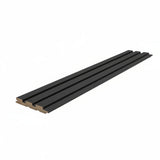 3D Wall Panel MDF Beat Deluxe 507090 Black Lead Με Πηχάκια 2750mm x 119mm x 16mm