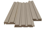Πηχάκι Διπλό Έναρξης Για 3D Wall Panel MDF Beat Deluxe 506090 Sand Grey 16mm x 66.5mm x 2750mm