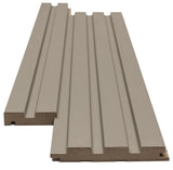 Πηχάκι Διπλό Έναρξης Για 3D Wall Panel MDF Beat Deluxe 506090 Sand Grey 16mm x 66.5mm x 2750mm