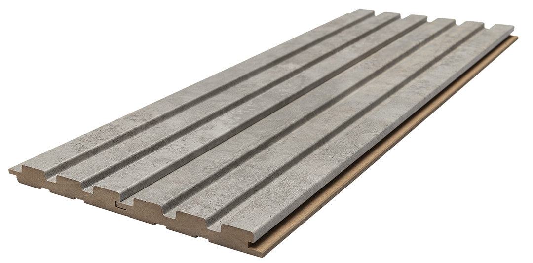 3D Wall Panel MDF Beat ST 504070 Chicago Concrete Με Πηχάκια 2750mm x 119mm x 16mm