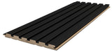 3D Wall Panel MDF Beat ST 505090 Black Με Πηχάκια 2750mm x 119mm x 16mm