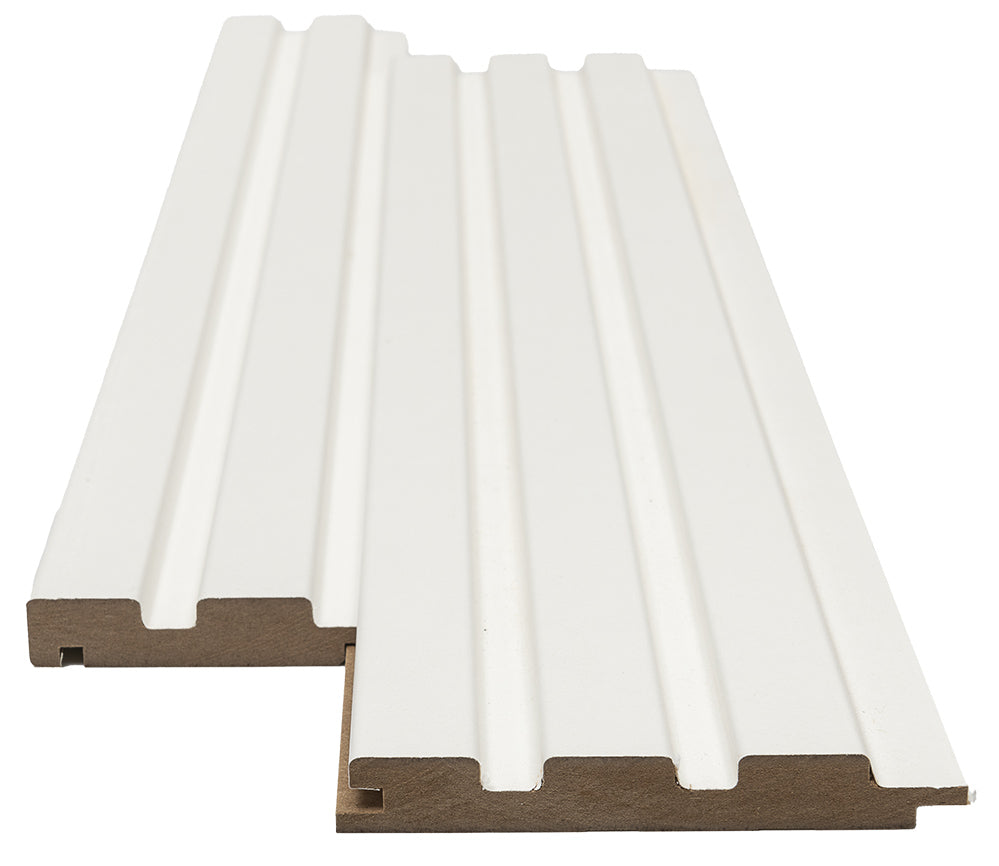 Πηχάκι Διπλό Έναρξης Για 3D Wall Panel MDF Beat ST 502040 White 16mm x 66,5mm 2.75mtr