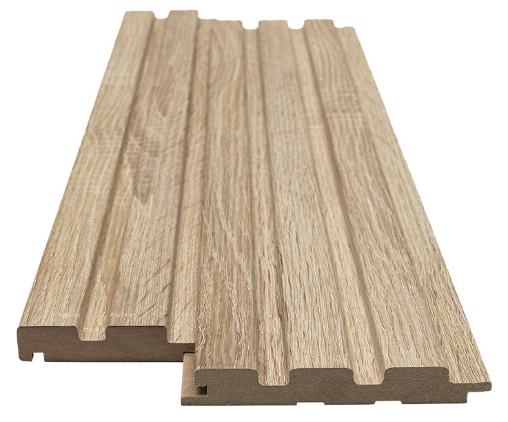 Πηχάκι Διπλό Τελειώματος Για 3D Wall Panel MDF Beat ST 50150 Sonoma Oak 16mm x 77mm 2.75mtr
