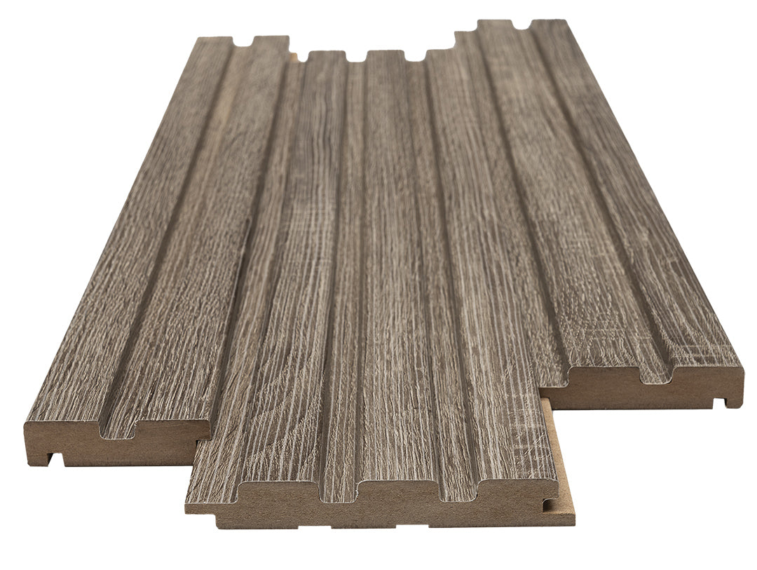 Πηχάκι Διπλό Τελειώματος Για 3D Wall Panel MDF Beat ST 503040 Vintage Oak 16mm x 77mm 2.75mtr