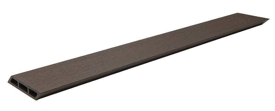 WPC Περίφραξης Διπλής Όψης 60110 Dark Brown 120x20mm 3.6mtr