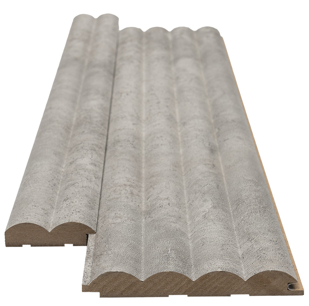 Πηχάκι Διπλό Έναρξη - Τελείωμα Για 3D Wall Panel MDF Wave Standard 804070 Chicago Concrete 16mm x 55mm x 2750mm