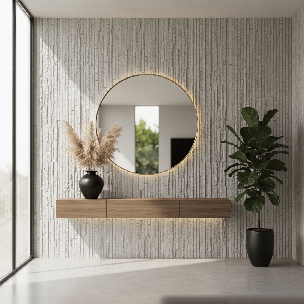 Panel Εύκαμπτης Πέτρας 111020 MURETTO STONE 600mm x 1200mm BEIGE WHITE