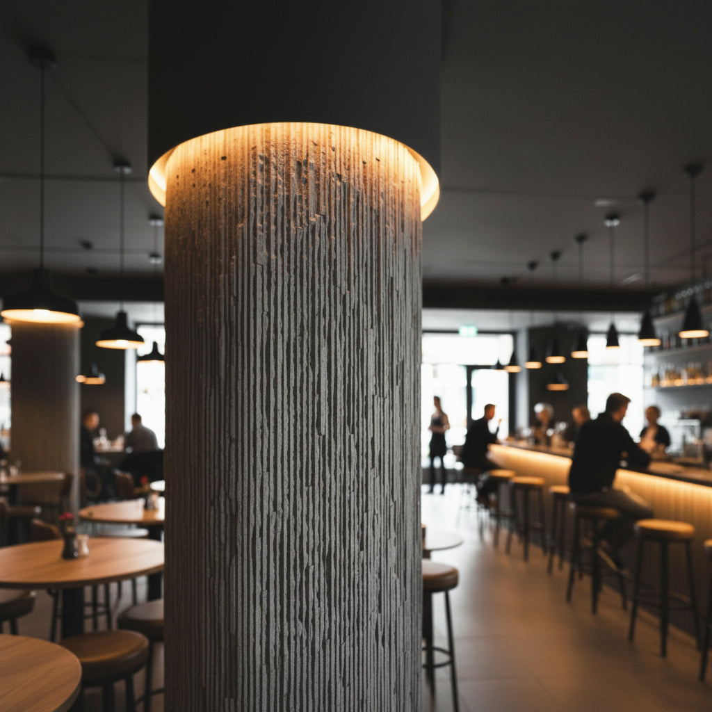 Panel Εύκαμπτης Πέτρας 111040 MURETTO STONE 600mm x 1200mm LIGHT GREY