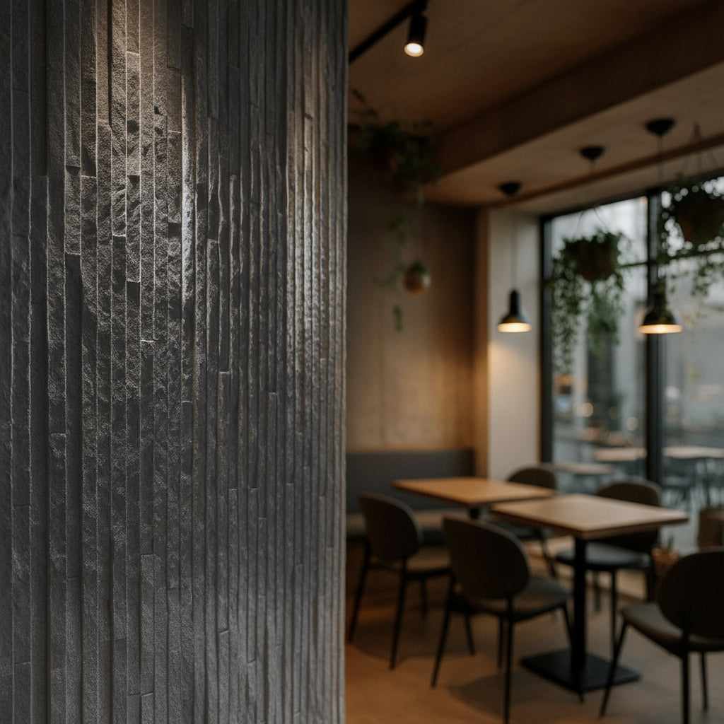 Panel Εύκαμπτης Πέτρας 111050 MURETTO STONE 600mm x 1200mm MEDIUM GREY