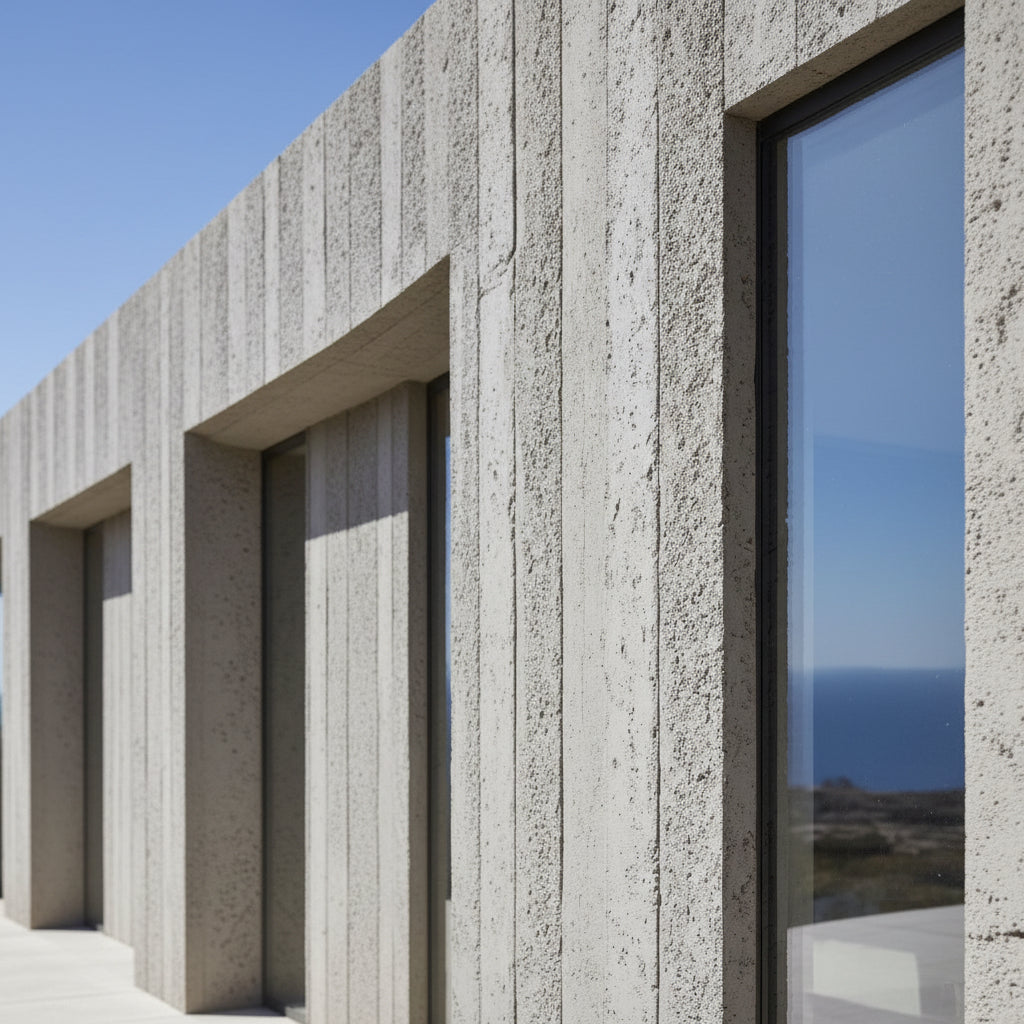 Panel Εύκαμπτης Πέτρας 117040 CONCRETE BOARD 600mm x 1200mm LIGHT GREY