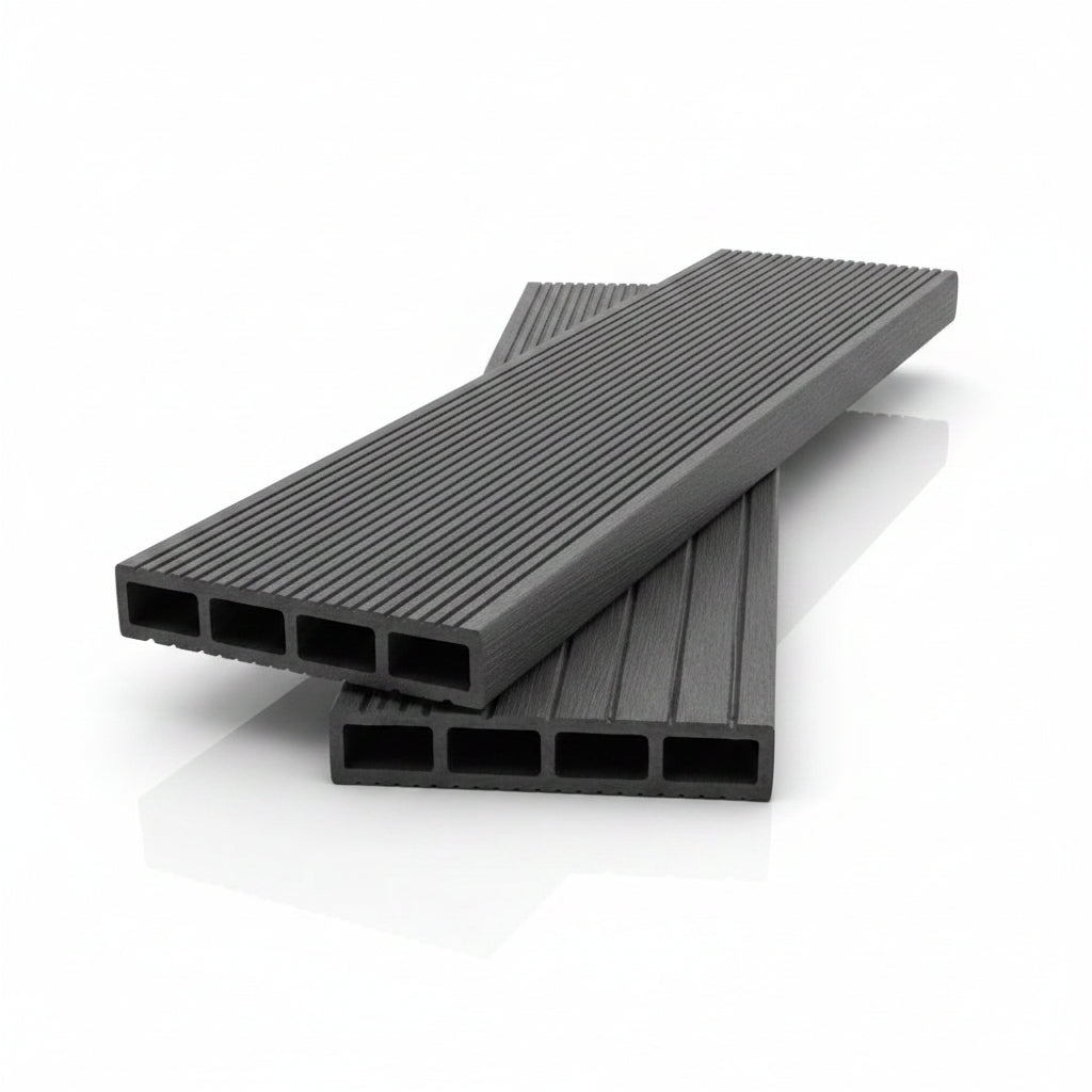 WPC Περίφραξης Διπλής Όψης 50 Dark Grey 110x20mm 3.6mtr