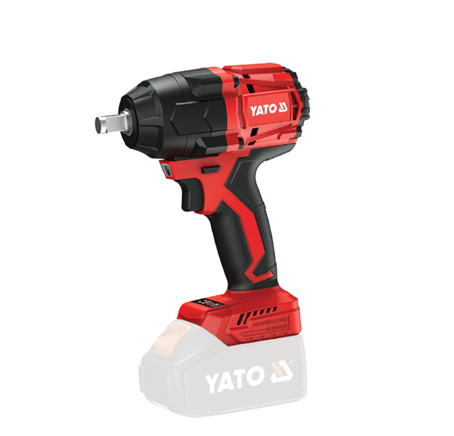 Yato YT-827793 Brushless Μπουλονόκλειδο Μπαταρίας 18V Li-Ion 1/2" 850Nm SOLO
