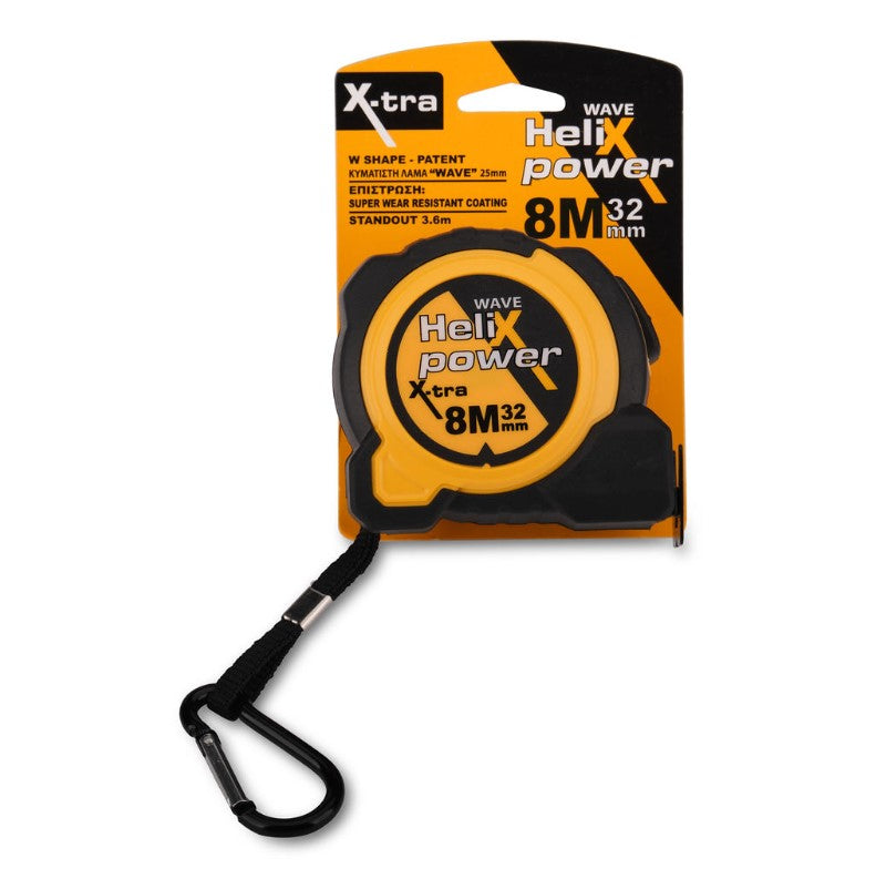 Helix Wave Επαγγελματική Μετροταινία Ρολό 8mtr x 32mm