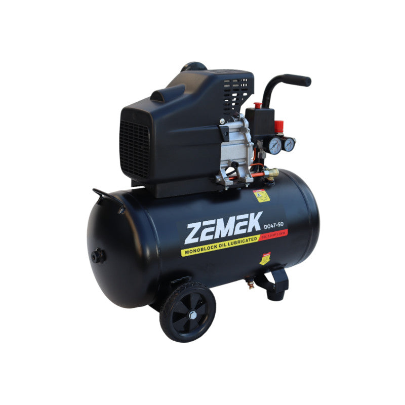 Zemek DO47-50 Αεροσυμπιεστή Μονομπλόκ Λαδιού 2HP 50Lt 8Bar